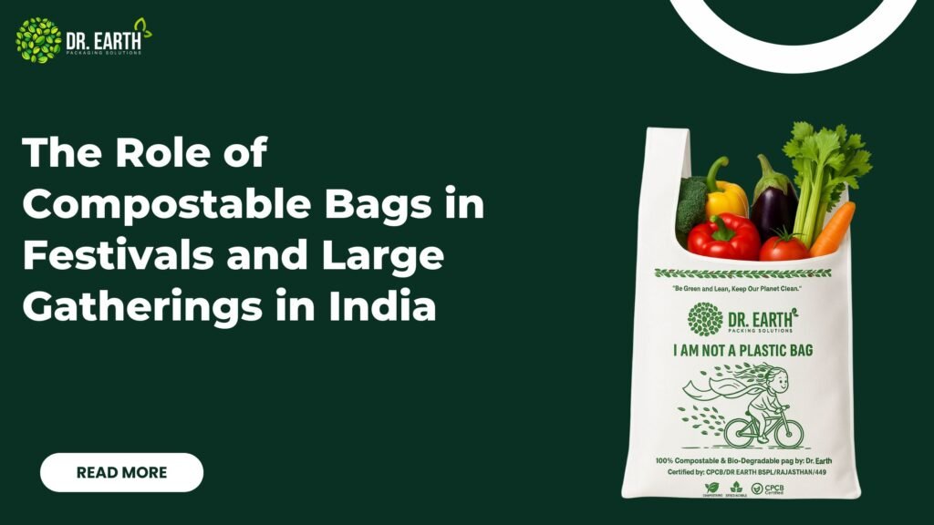 Compostable bags for festivals