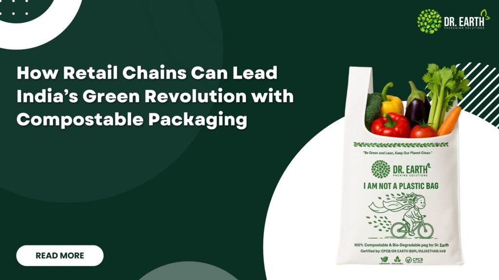 Compostable packaging for retail