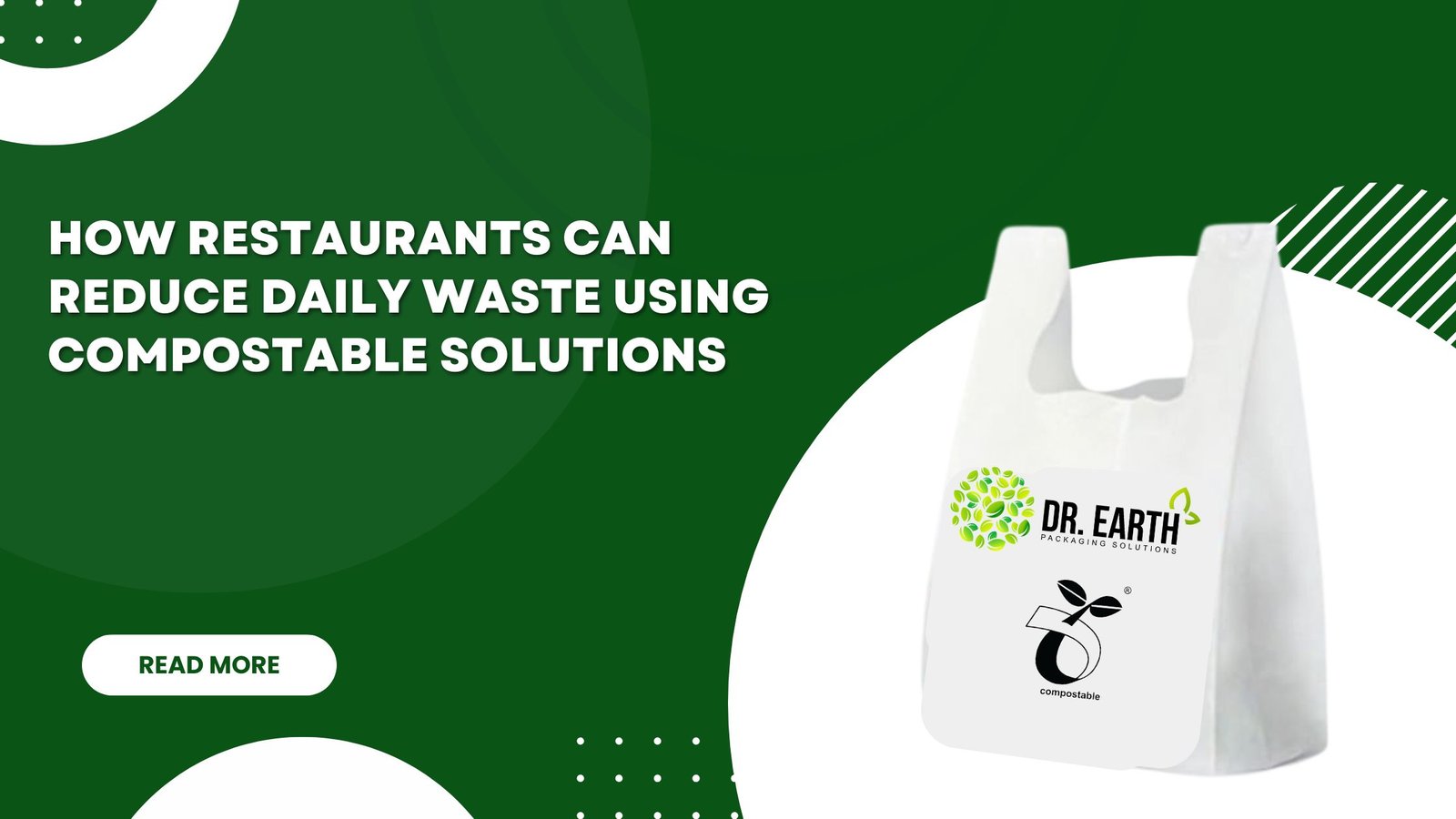 Compostable solutions for restaurants